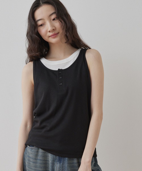 Unblend タンクトップ ノースリーブ 「Unblend」Unblend Basic 2セット
