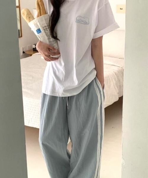 glamlips レースライントラックパンツ Race Line Track-pants