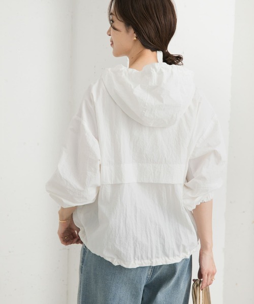 LOUNGEDRESS ANORAKパーカー　ホワイト Loungedress ANORAKパーカー 【公式通販】