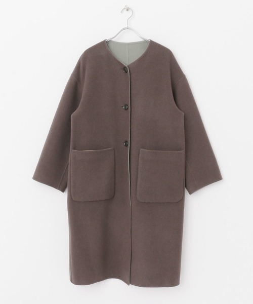 URBAN RESEARCH（アーバンリサーチ） ノーカラーコート 36 ブラウン