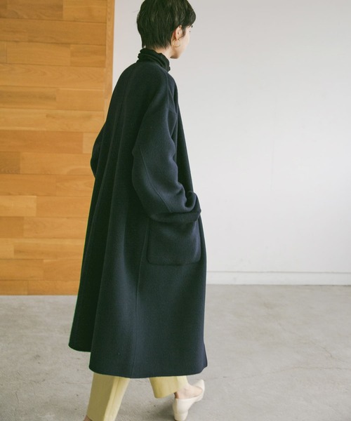 URBAN RESEARCH（アーバンリサーチ） ノーカラーコート 36 ブラウン