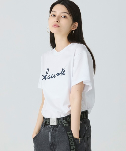 オンライン限定】LACOSTE スクリプトネームロゴ ルーズ
