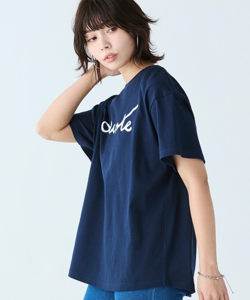 「LACOSTE」 半袖Tシャツ 36 ネイビー レディース LACOSTE 「LACOSTE」 半袖Tシャツ 36 ネイビー レディース