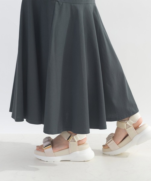 PICCIN ワンピース ノースリーブマーメイドカットワンピース