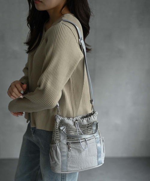 FLANEEK. ショルダーバッグ バッグ メッシュショルダーバッグ