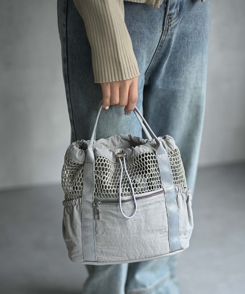ショルダーバッグ バッグ メッシュショルダーバッグ/ハンドバッグ 3WAY レディース メンズ | FLANEEK. | 10