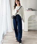 tシャツ 滑らか&艶やか。ダンボールボートネッ...の詳細画像3