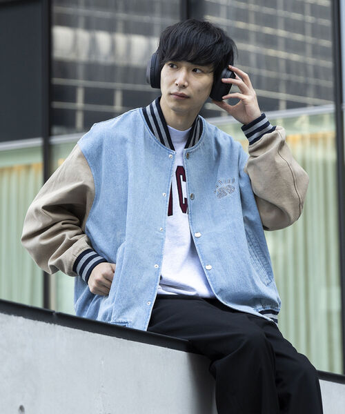 BEAMS HEART（ビームス ハート） スタジャン LARGE ブルー系その他2