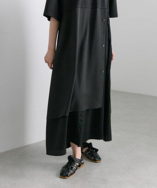 ear PAPILLONNER ワンピース ラッププリーツワンピース「SUM1