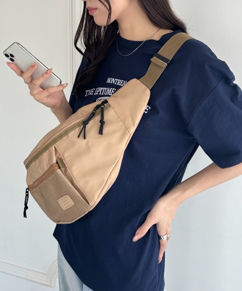 ウエストポーチ ウエストバッグ 「ユニセックス」ミディアムサイズ
