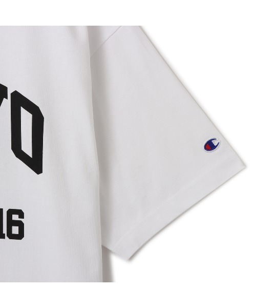 チャンピオン MIT カレッジ Tシャツ TOKYO23 × champion College Logo T-shirt LIGHT BLACK