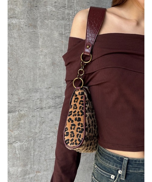 EVRIS ハンドバッグ スタッズモチーフアニマルハンドBAG