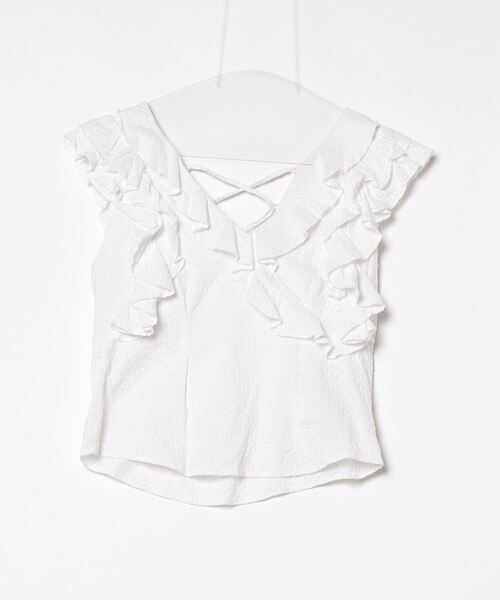 「SNIDEL」 ノースリーブブラウス ONE SIZE ホワイト レディース