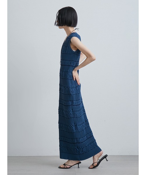 「MIESROHE」 ノースリーブニット ONE SIZE ブラック レディース MIESROHE 「MIESROHE」 ノースリーブワンピース 1 ブラック