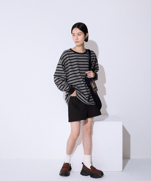 JEANASIS キリカエボリュームローファー ブラック L JEANASIS｜キリカエボリュームローファー | Rakuten Fashion