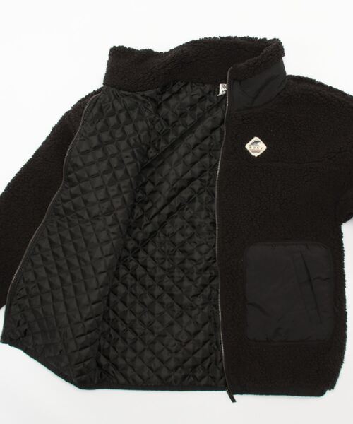 「ROXY」 ジップアップブルゾン LARGE ベージュ レディース_画像3