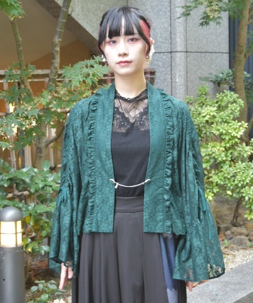 axes femme（アクシーズ ファム） カーディガン ドロストリボン総