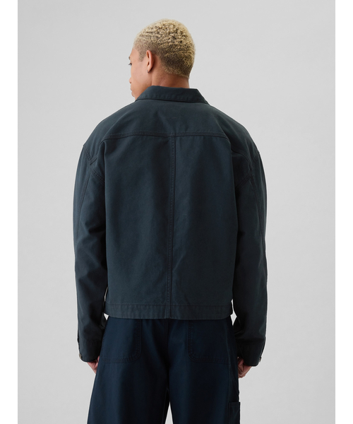 【GAP】ブルゾン L GAP（ギャップ） ジップアップブルゾン L ブルー メンズ : ZOZOTOWN