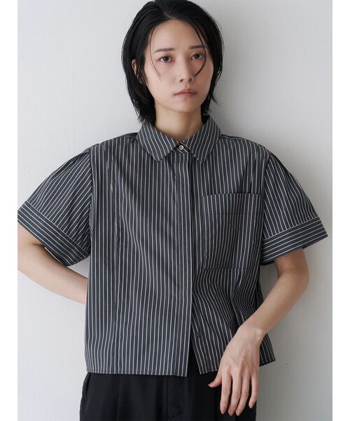 TONAL（トーナル） ブラウス シャツ 半袖 パジャマデザインシャツ