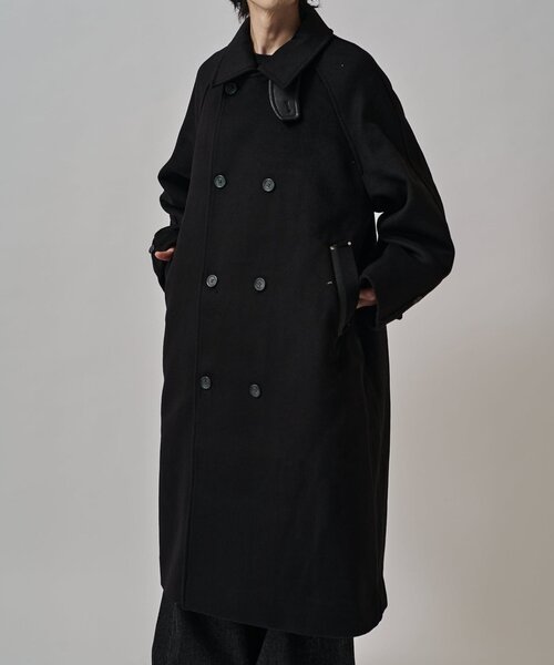 【新品　未使用　タグ付き】Lui's 黒 チェスターコート Lui's（ルイス） チェスターコート コート SURJENT ダブルロング