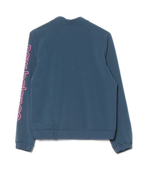 「New Balance」 ジャージブルゾン MEDIUM グリーン レディース_画像2