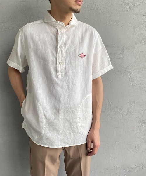 DANTON 半袖シャツ 42 Danton 「DANTON」 半袖シャツ 42 ホワイト レディース