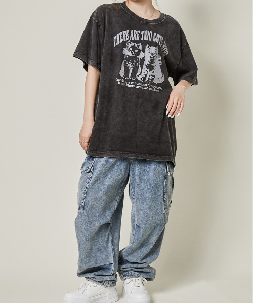 tシャツ 半袖 「ピグメント加工×ルーズ感」ヴィンテージ風Tシャツ