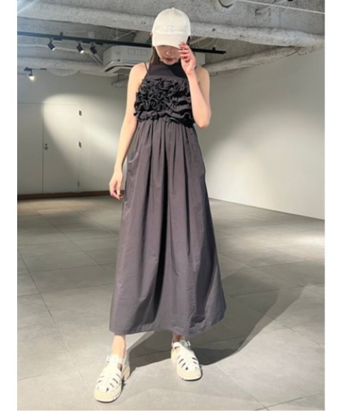 SNIDEL（スナイデル） キャミソールワンピース 00 ベージュ レディース