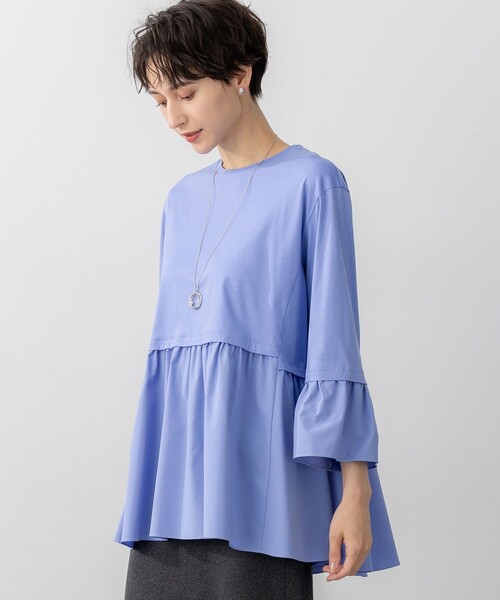 23区（ニジュウサンク） tシャツ 「洗える」シルキータフタコンビ