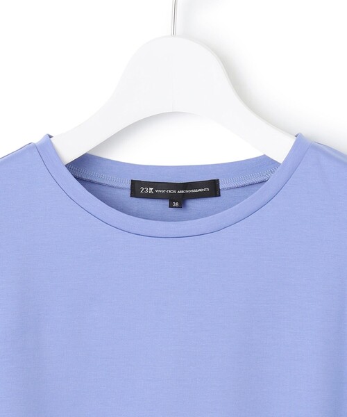 23区（ニジュウサンク） tシャツ 「洗える」シルキータフタコンビ