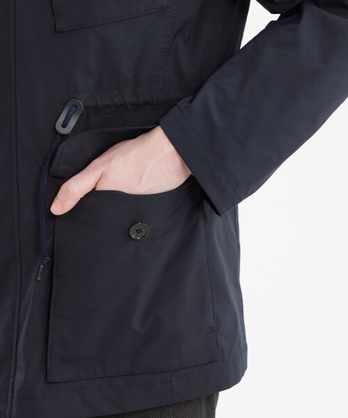 MACKINTOSH PHILOSOPHY ネイビーウールコート 38 MACKINTOSH PHILOSOPHYネイビー ロングコート ウール系