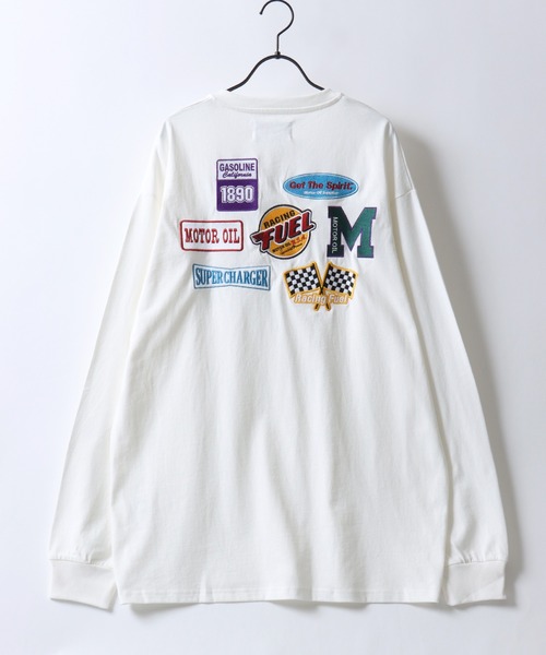 tシャツ 76Lubricants/ナナロクルブリカンツ オーバーサイズ ワッペン