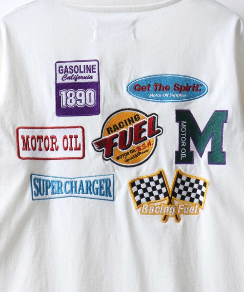 tシャツ 76Lubricants/ナナロクルブリカンツ オーバーサイズ ワッペン