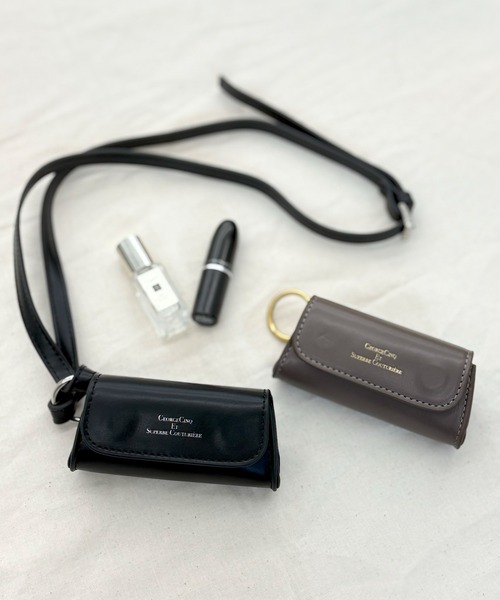 DRAW DRAW(ドロー) / リップ バッグ「キップスキン ビーガンレザー