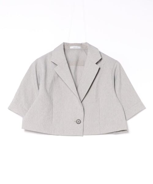 JEANASIS（ジーナシス） テーラードジャケット FREE ライトグレー