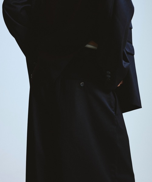 Camphor wood スラックス 1tuck wide baggy slacks / 1タックワイド