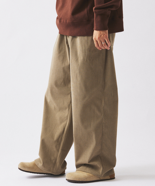 markaware ブラウン コーデュロイ スラックス markaware（マーカウェア