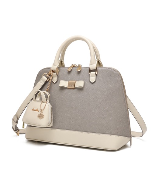 dazzlin（ダズリン） ハンドバッグ バレッタリボン エコバッグ入バッグ