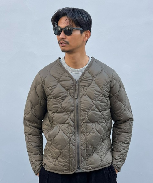 TAION（タイオン） ダウンジャケット ダウン 「TAION」MILITARY V NECK