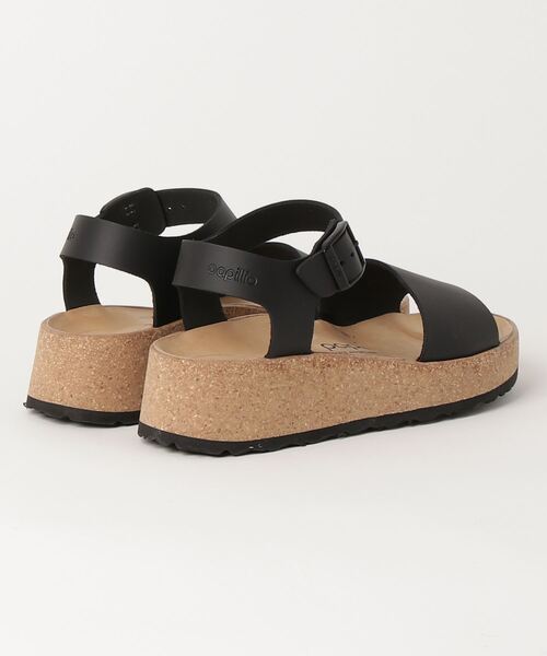「BIRKENSTOCK」 フラットサンダル 23cm ブラック レディースの画像