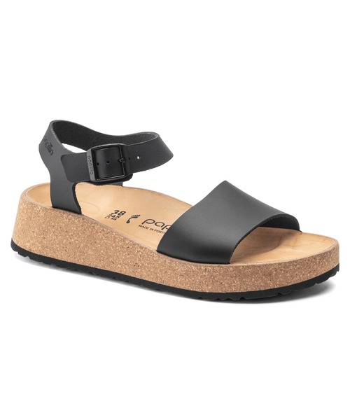 「BIRKENSTOCK」 フラットサンダル 23cm ブラック レディースの画像