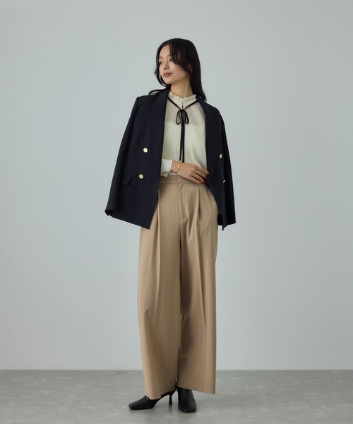 ROPE'（ロペ） ジャケット テーラードジャケット ストレッチ金ボタン