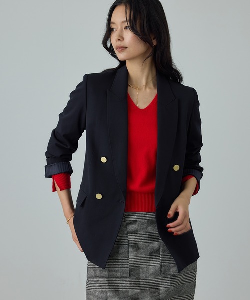 ROPE'（ロペ） ジャケット テーラードジャケット ストレッチ金ボタン