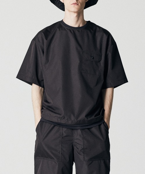 「TAION」 半袖シャツ X-SMALL ブラック メンズ_画像9