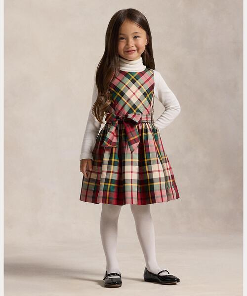 Polo Ralph Lauren Childrenswear ワンピース チェック タフタ ドレス