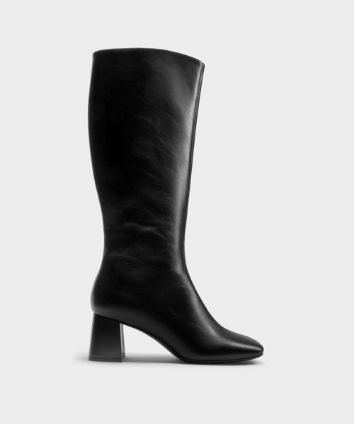 CHARLES ＆ KEITH（チャールズ&キース） ブーツ スクエアトゥ サイド