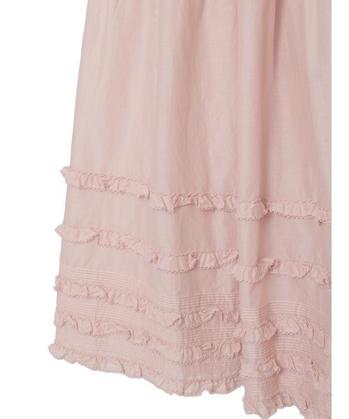 PINK HOUSE（ピンクハウス） スカート ローンティアードスカート