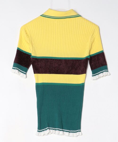「FRED PERRY」 半袖ポロシャツ FREE イエロー レディースの画像