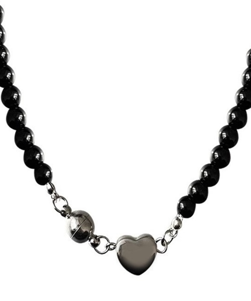 Blanc de Blue ネックレス ブラックビーズネックレス レディース