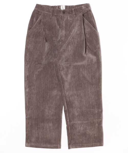 Revo. スラックス シェニール織り 2タック ワイドストレート